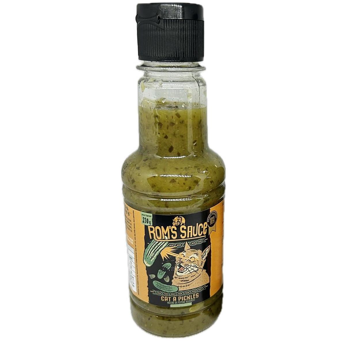 Miniatura Molho Pepino Gourmet Agridoce Cat A Pickles Rom'S Sauce 200G