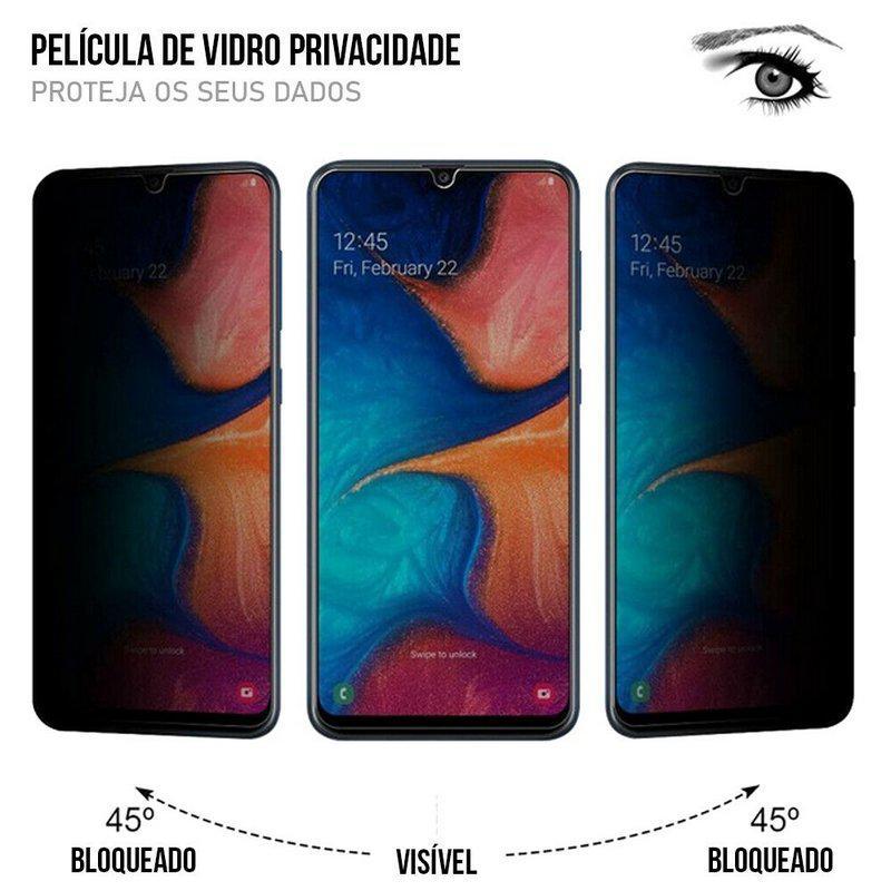 Miniatura Película De Vidro 3D Privacidade Galaxy A20 - Armyshield