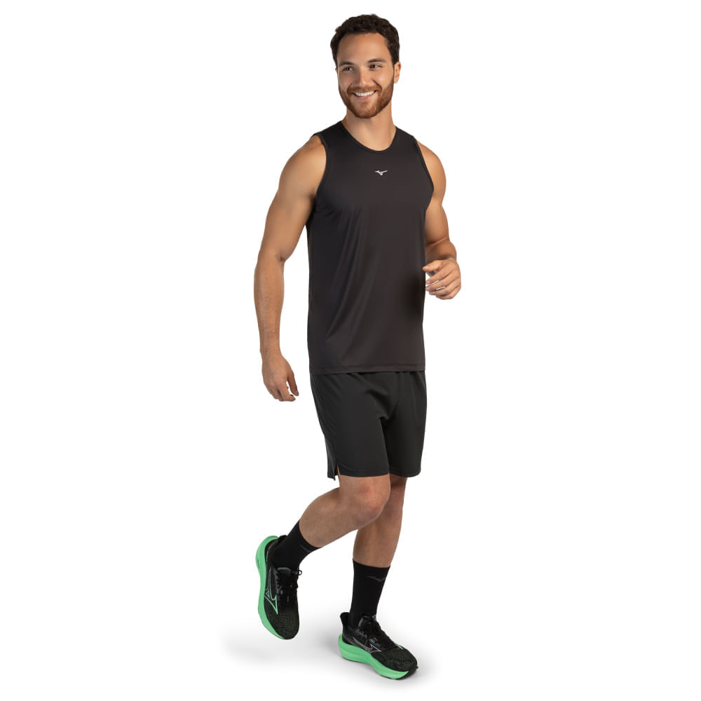 Miniatura Regata de Treino Masculina Mizuno Pro UV GG Preto