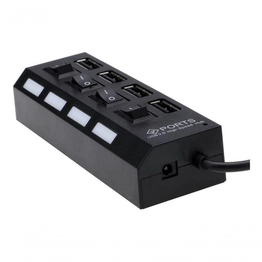 Miniatura Cabo Hub Usb Extensor 2.0 4 Portas High Speed Pendrive Mouse