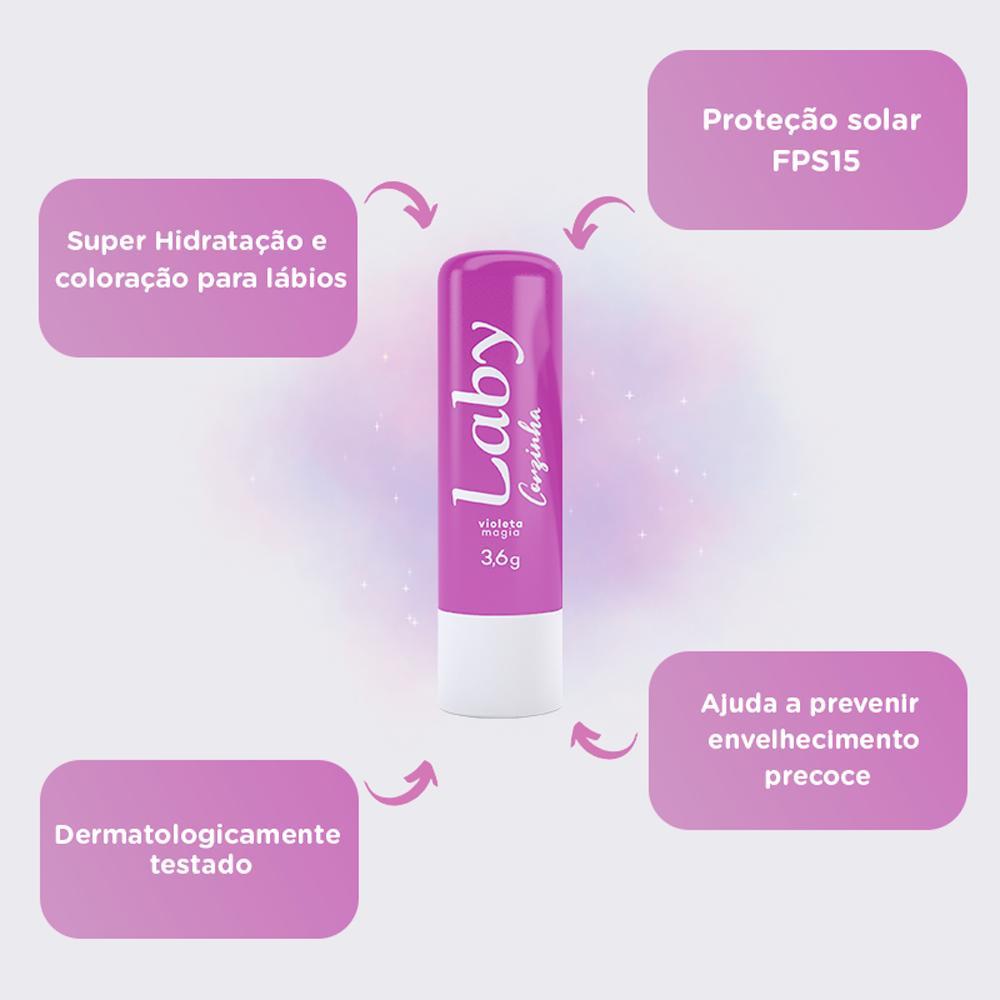 Miniatura Laby Corzinha Fps15 Violeta Magia 3,6G