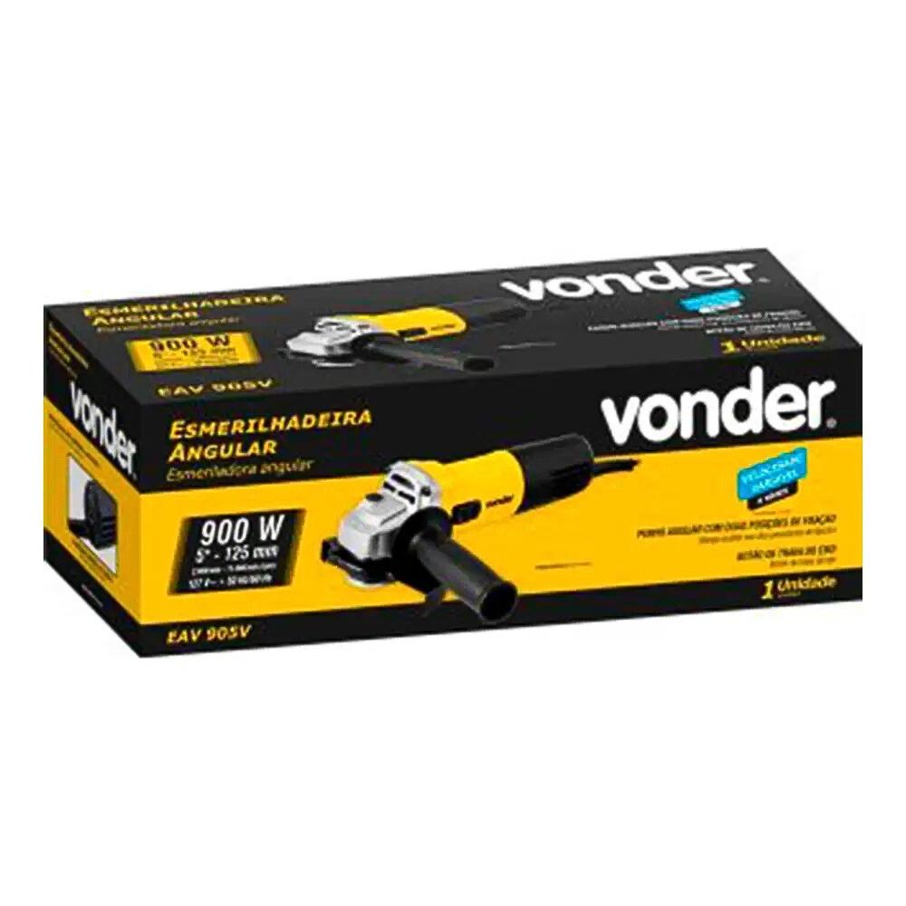 Esmerilhadeira Angular 5 POL Velocidade Variável 900W 6001905220 VONDER