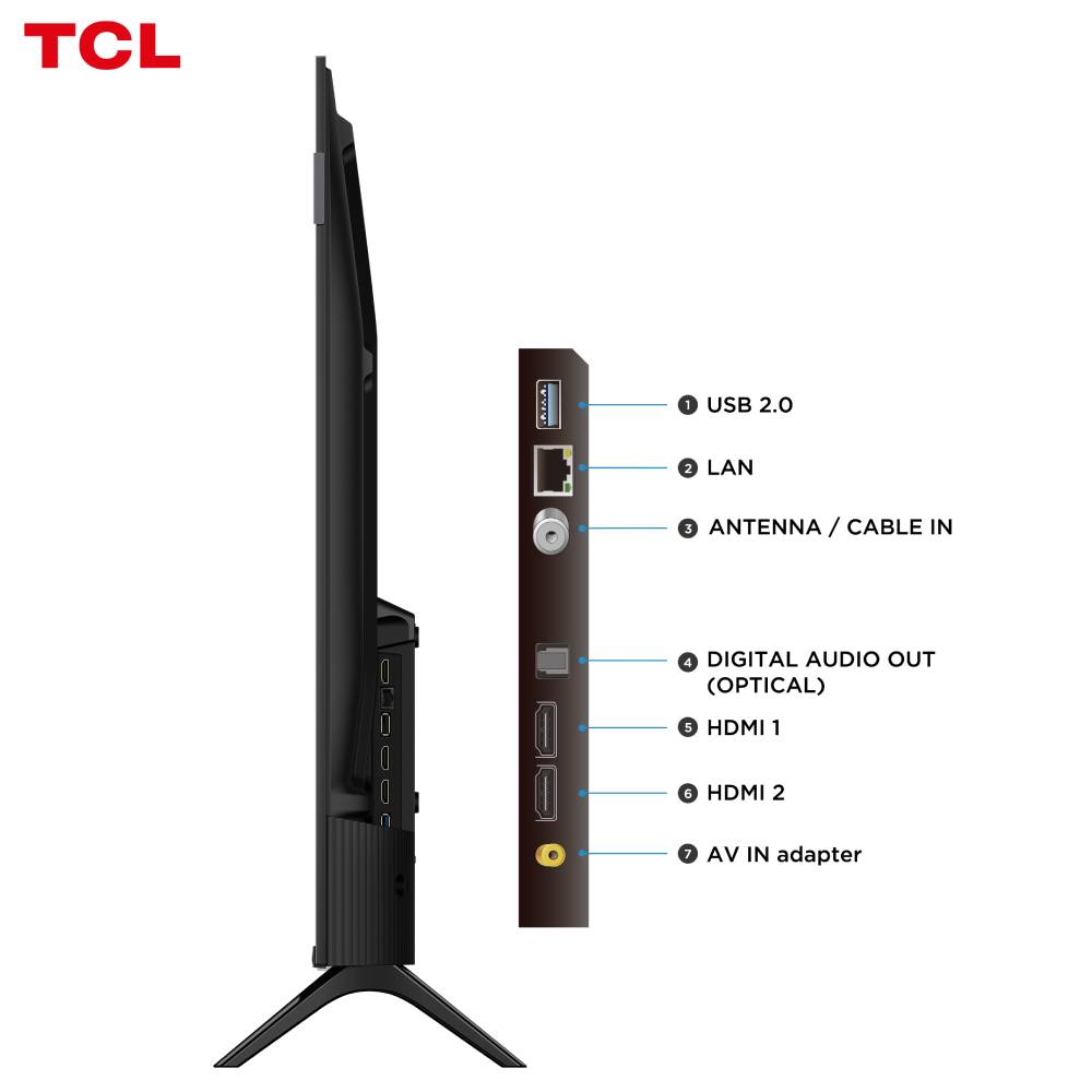 Miniatura Smart TV TCL 32 Polegadas Full HD QLED S5K WiFi Bluetooth Google TV 2 HDMI HDR10 Dolby Audio 32S5K