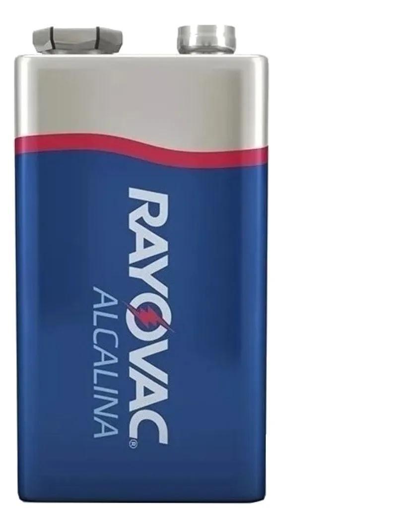 Miniatura Bateria 9V Rayovac Pilha Alcalina Alta Performance