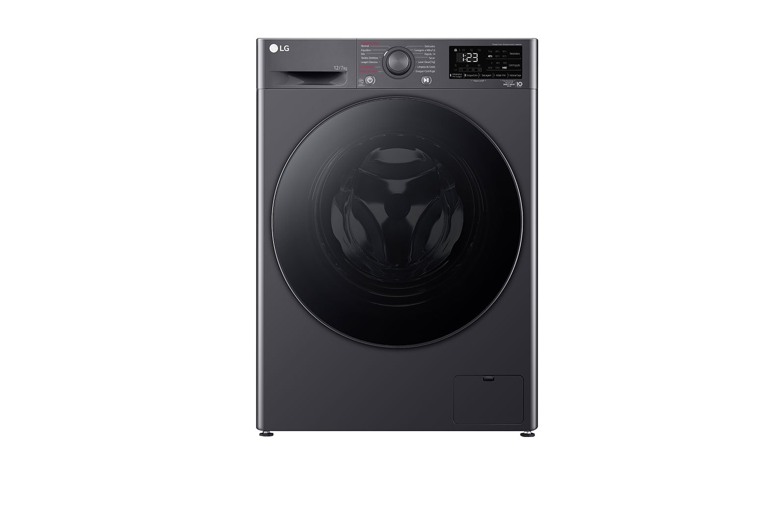 Miniatura Lava e Seca LG VC5 12kg Titanium com Inteligência Artificial AIDD™ (CV3012MC5A) - 220v