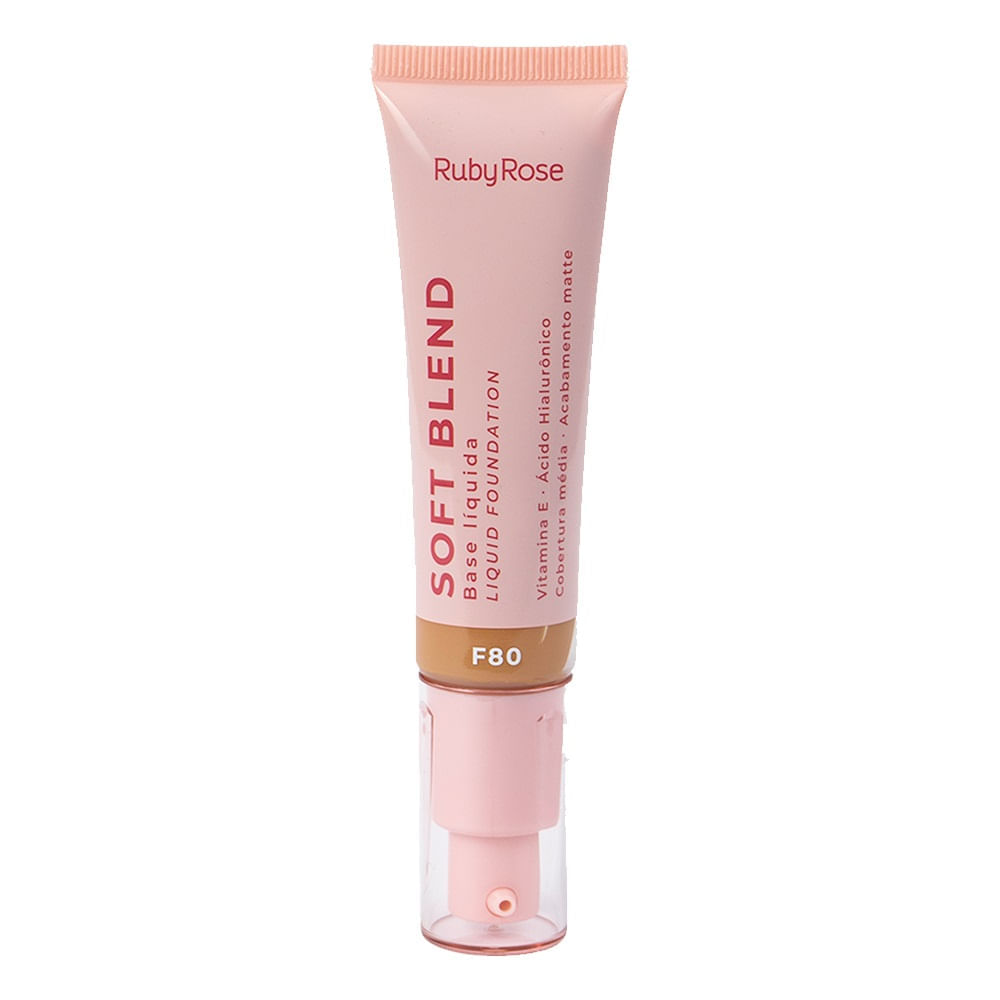Miniatura Base Líquida Ruby Rose Soft Blend F80