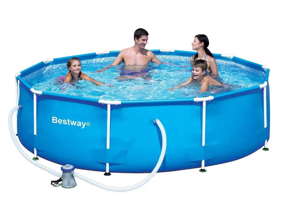 Miniatura Piscina Bestway 4678L Estrutural Com Filtro 220V E Capa