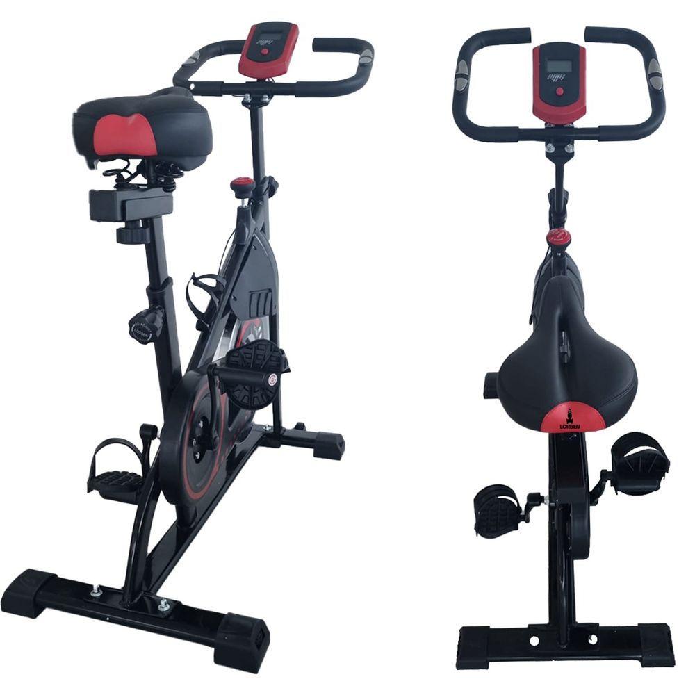 Miniatura Bicicleta Ergométrica Lorben Spinning Bike Indoor Magnética Com Display Digital Gt6179