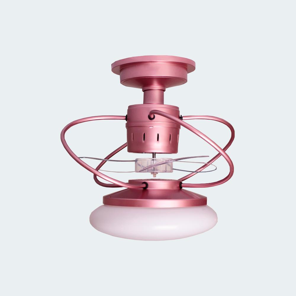 Miniatura Ventilador De Teto Treviso Atenas Rose Com Controle Remoto