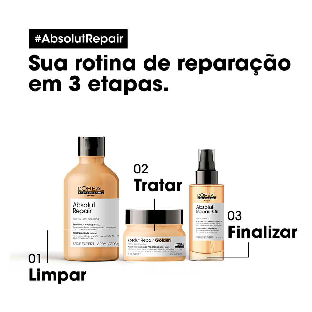 Miniatura L'Oréal Professionnel Absolut Repair Óleo 10 em 1 90ml