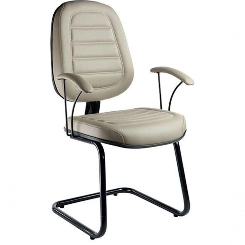 Miniatura Cadeira Executiva Com Braços Linha Office Siena Cinza