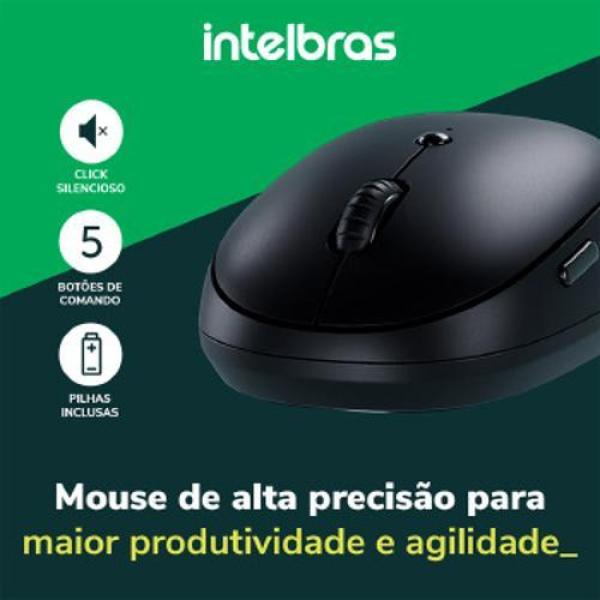 Miniatura Mouse Intelbras Sem Fio Msi100 - 4290008