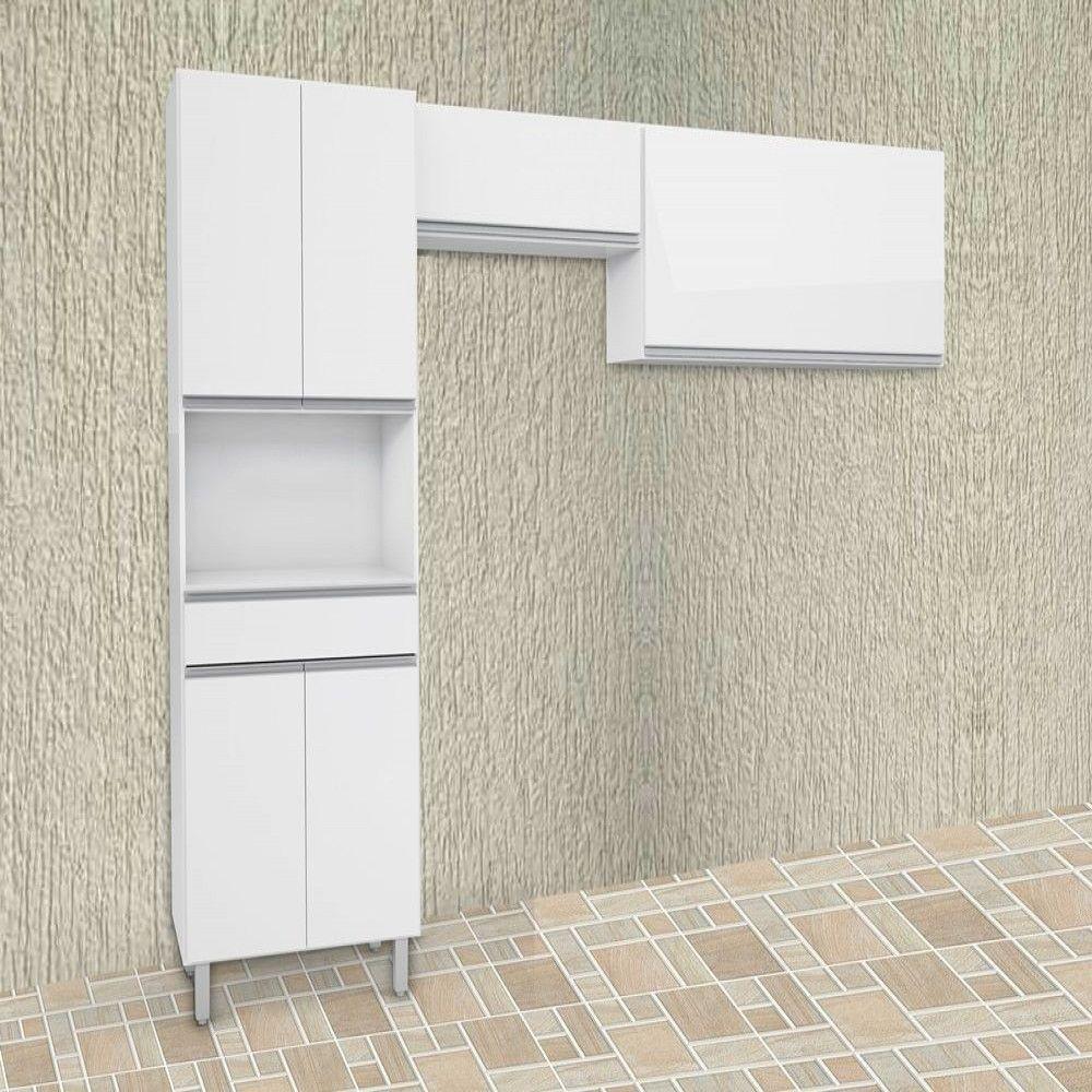 Miniatura Cozinha 3 Peças Brilho Modulada Top Class Batrol Brilho