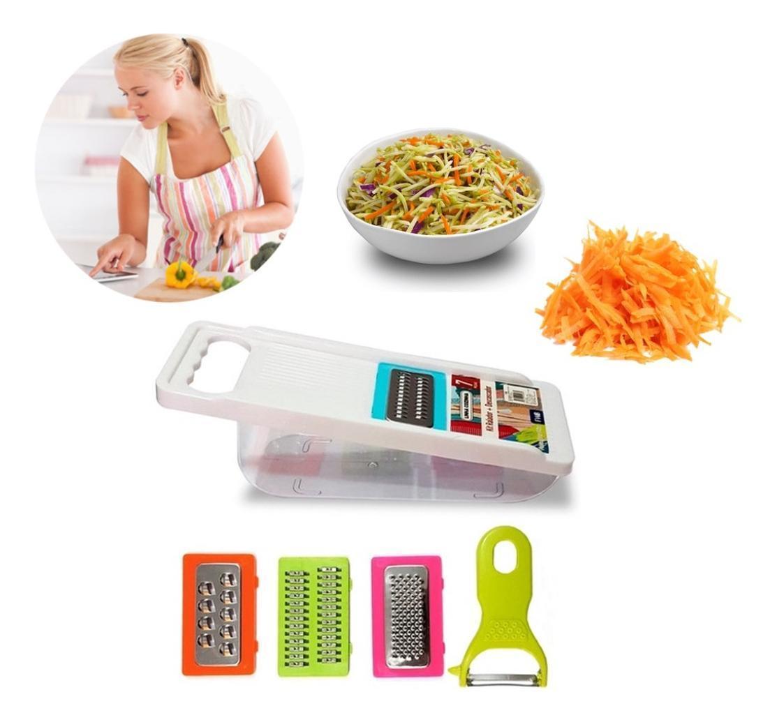 Faca Ralador Kit Cozinha 4 Faca Gourmet Ral… | Shopping do Inter