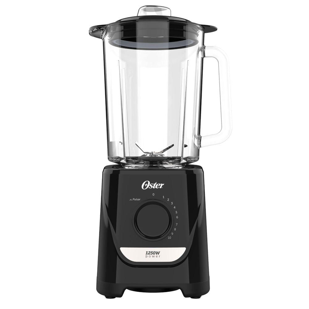Liquidificador Oster Jarra de Vidro 2,2 Litros Preto 1250W 127V OLIQ520-127