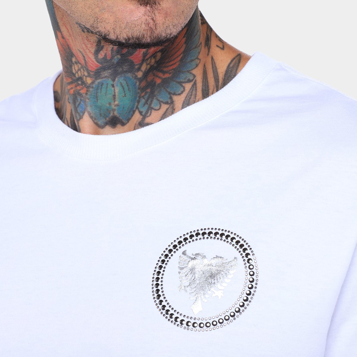 Miniatura Camiseta Cavalera Indie Shine Sing Masculina Branco - M