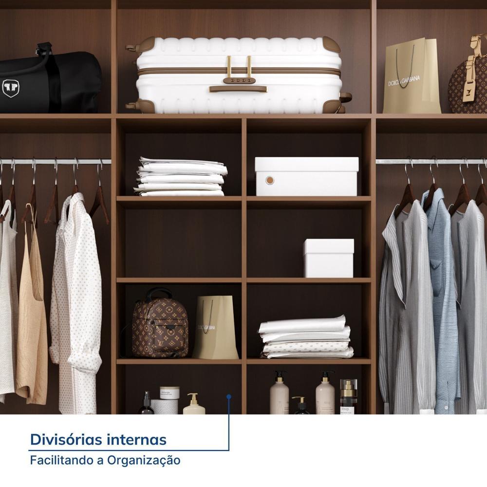 Guarda-roupa Casal 3 Portas de Correr Samambaia Cabecasa Madeiramadeira Freijó/Verde