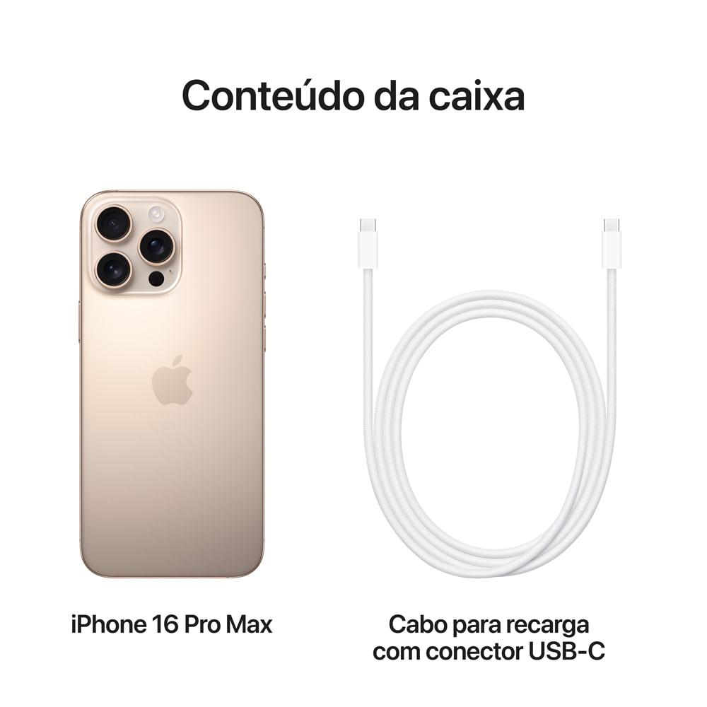 Apple iPhone 16 Pro Max 512GB Titânio-deserto