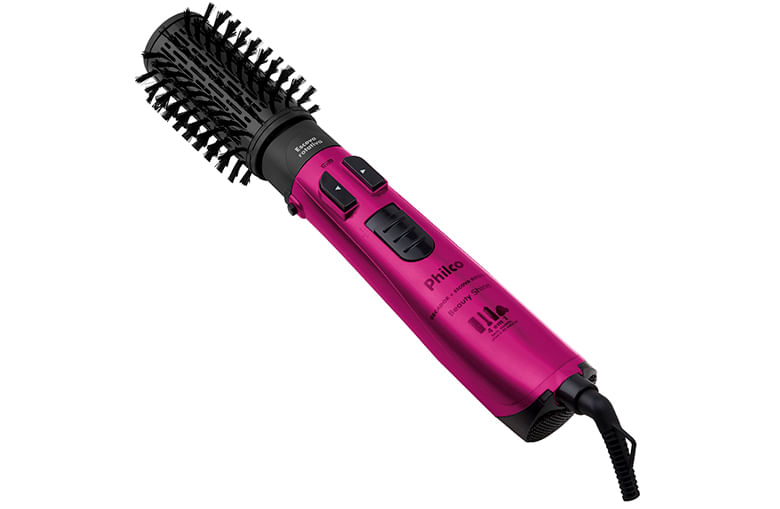 Miniatura Escova Rotativa Philco Beauty Shine, Seca e Modela, 2 Temperatu