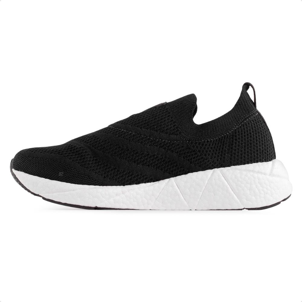 Miniatura Tênis Modare Slip On Casual Feminino Preto / Branco - 34