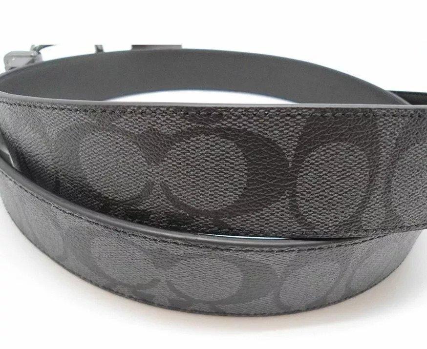 Cinto Coach Wide Harness Cut-To-Size Reversible Signature Ca