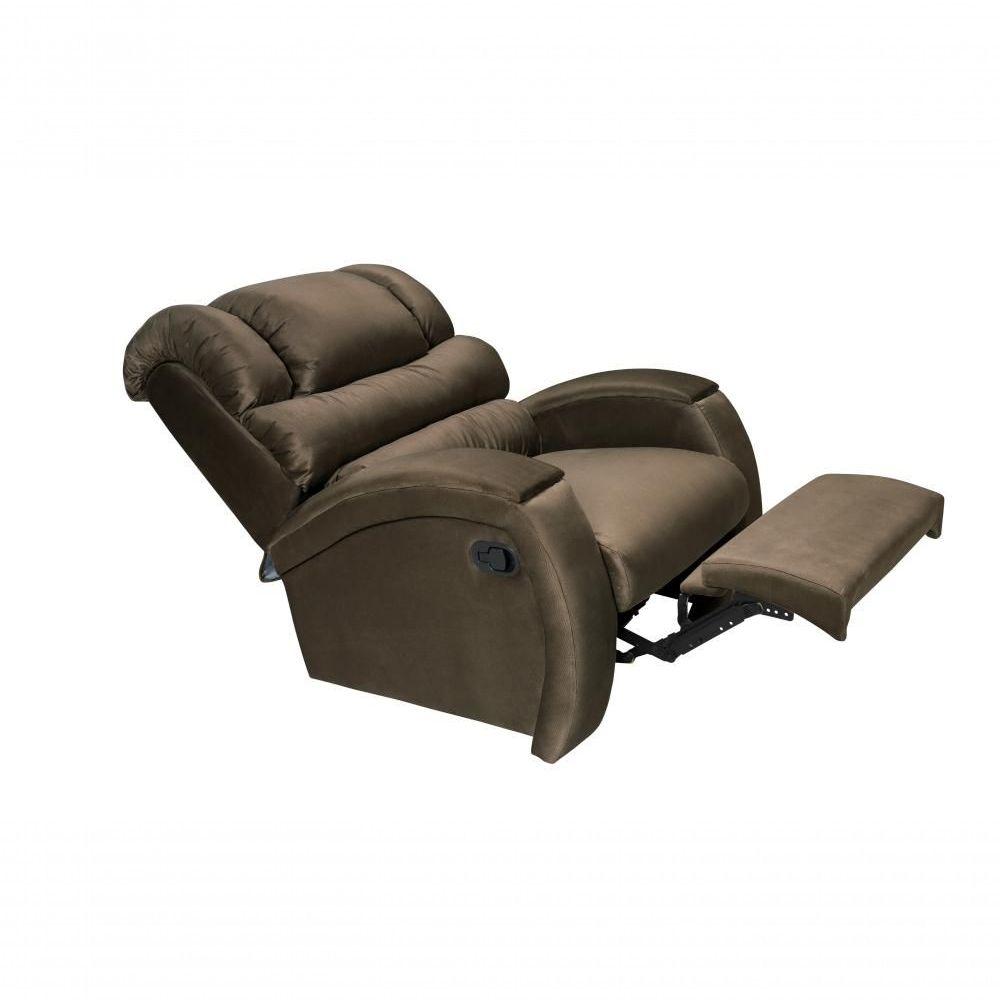 Miniatura Poltrona Reclinável Imperial Podologia Soroterapia Motorizada E Giro Balanço Suede Marrom 379