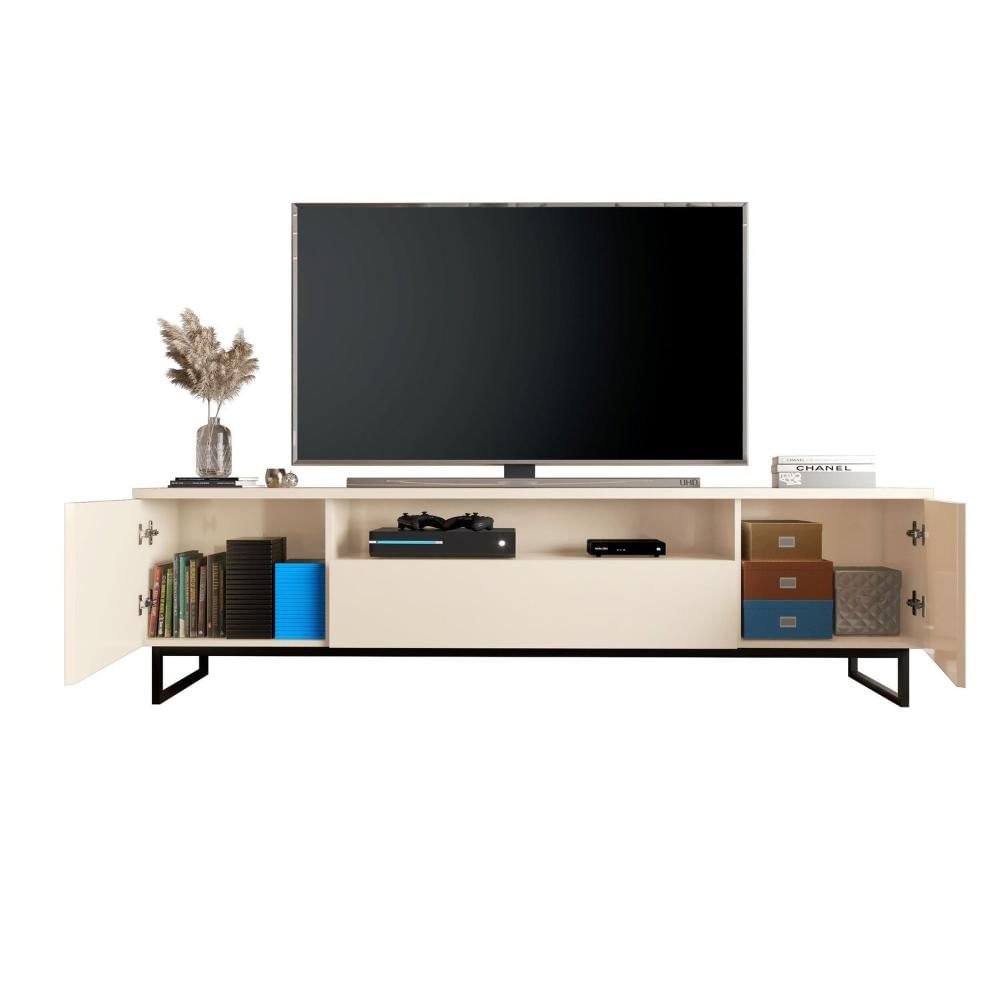 Miniatura Rack para Sala de Estar Austin para Tv até 75 P Off White