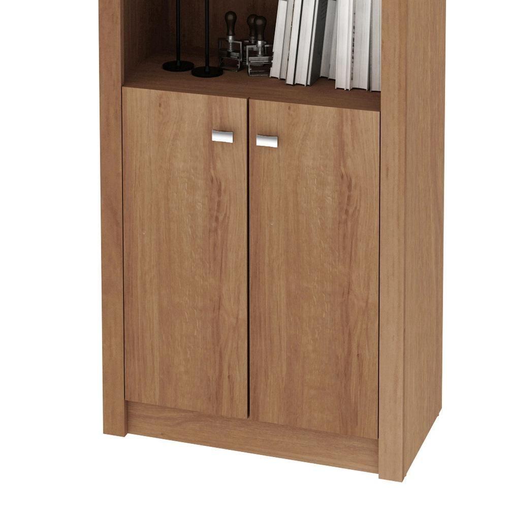 Miniatura Armário Escritório Com 2 Portas Multimóveis Cr25020 Amendoa