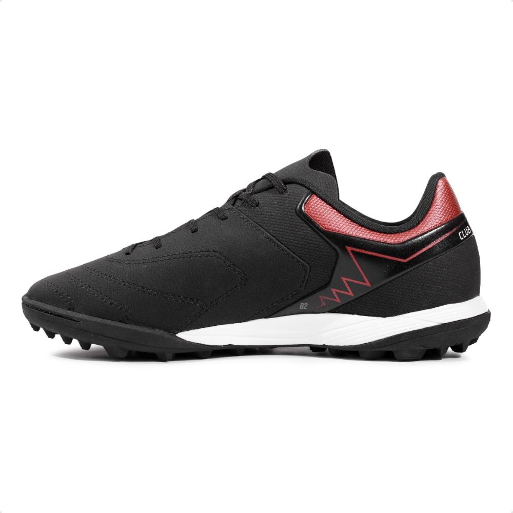 Miniatura Chuteira Society Umbro Adamant Master Class Club Masculina Preto / Vermelho - 37