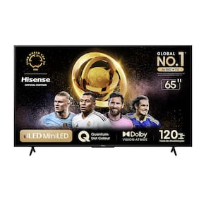 Miniatura Smart TV 65" UHD 4K Mini LED Hisense 65U6N Google TV, Processador com AI, HDR10+, Dolby Atmos, Sports Mode, Game Mode Plus e Compatível com Alexa