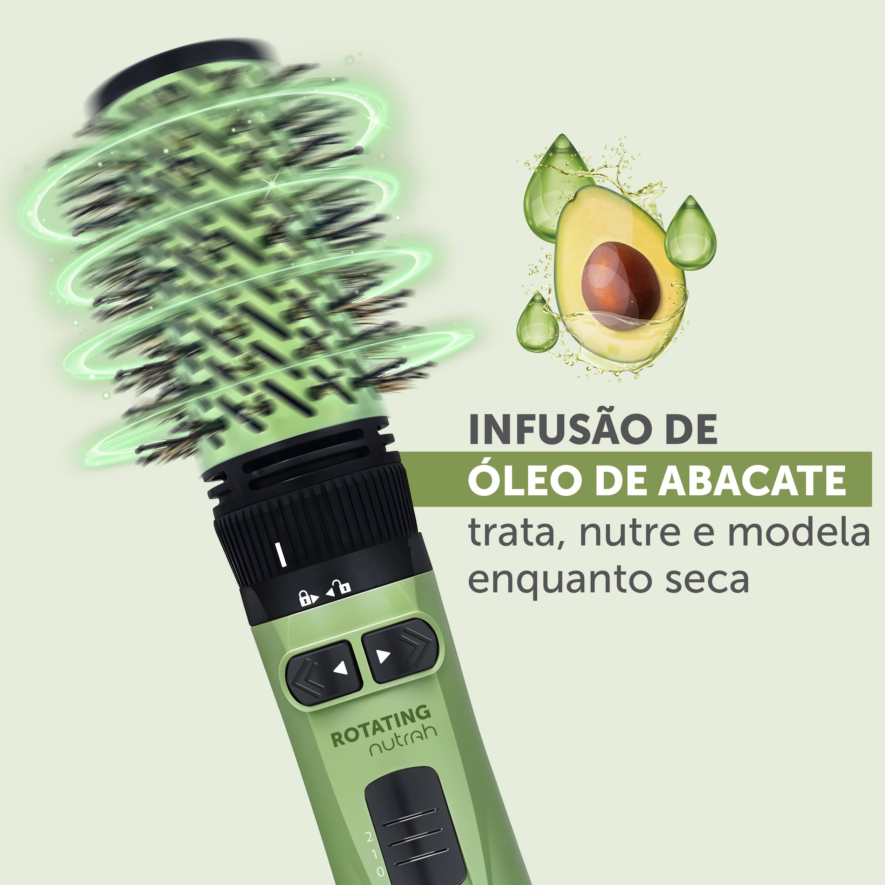 Miniatura Escova Rotating Nutrah be emotion | Bivolt