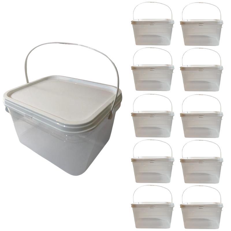 Miniatura Balde Para Pipoca Lembrancinha 2.4 Litros-Kit 10 Pçs