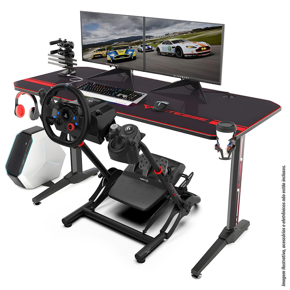 Suporte para Volantes - SGT - Preto - Extreme Racing
