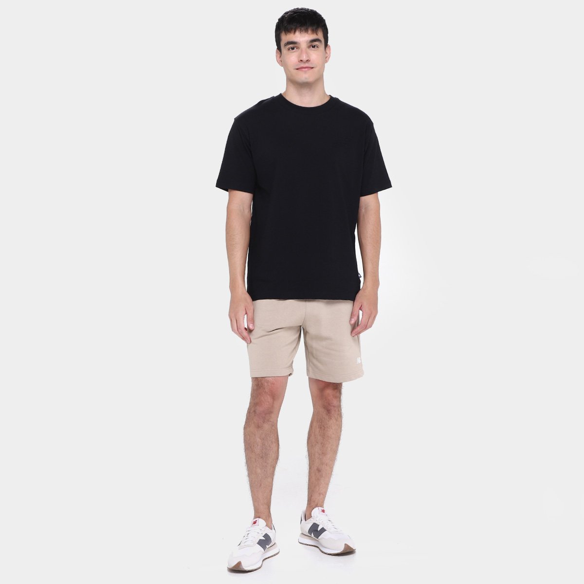 Miniatura Camiseta New Balance Logo Embossed Masculina Preto - G