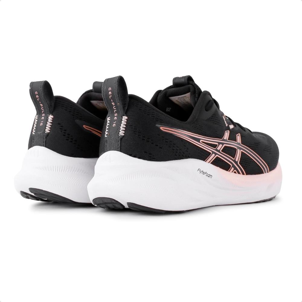 Miniatura Tênis Asics Gel-Pulse 16 SE Feminino Preto / Rosa - 34