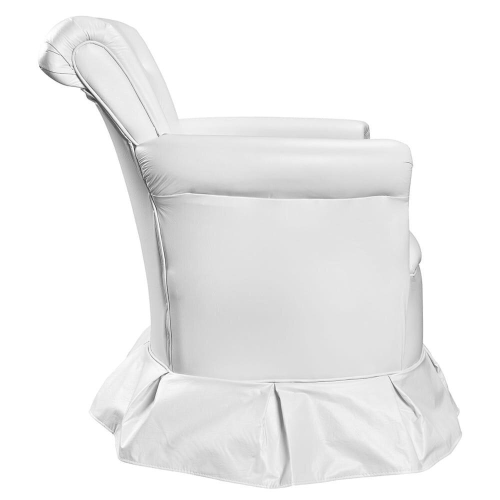 Miniatura Poltrona de Amamentação Nana com Balanço e Puff Branco