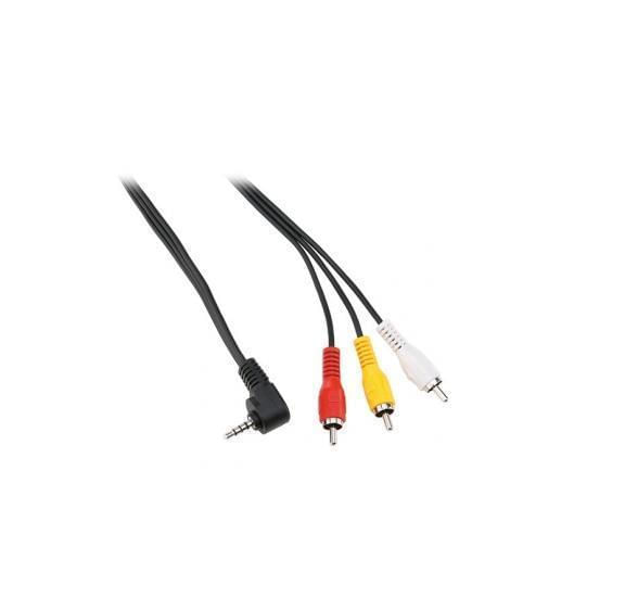 Miniatura Cabo Av Multi-Uso Rca3 Para Filmadoras Com 1,8M Pearstone