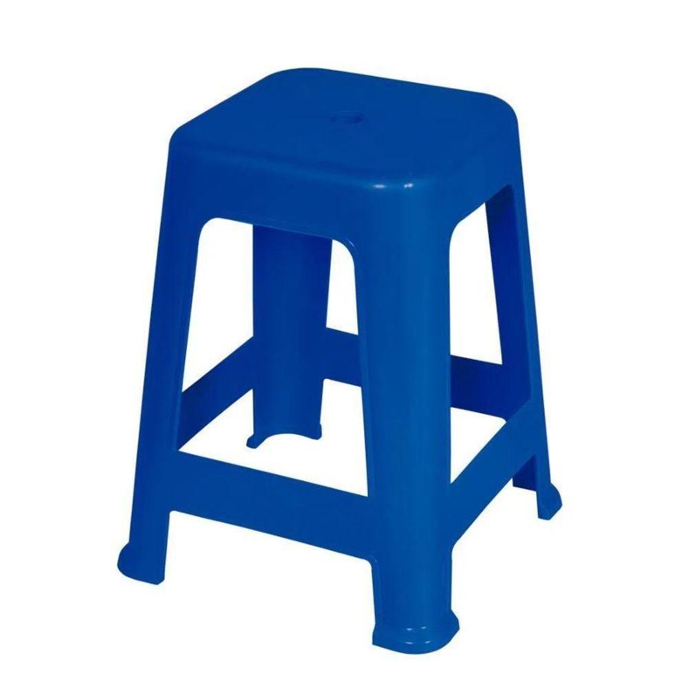 Miniatura Banqueta Plástica Mor Azul