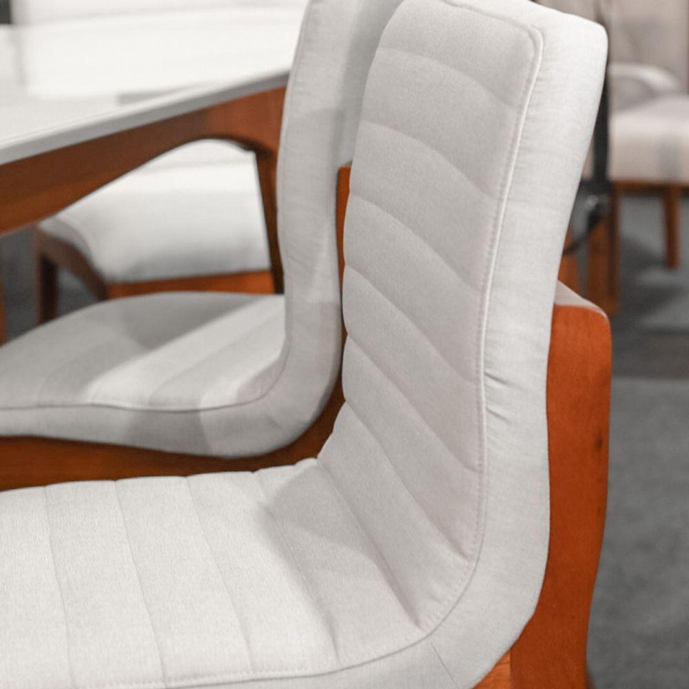 Miniatura Sala De Jantar Completa Com 6 Cadeiras Madeira Maciça 1,80x0,90 Metros Petra Art Salas