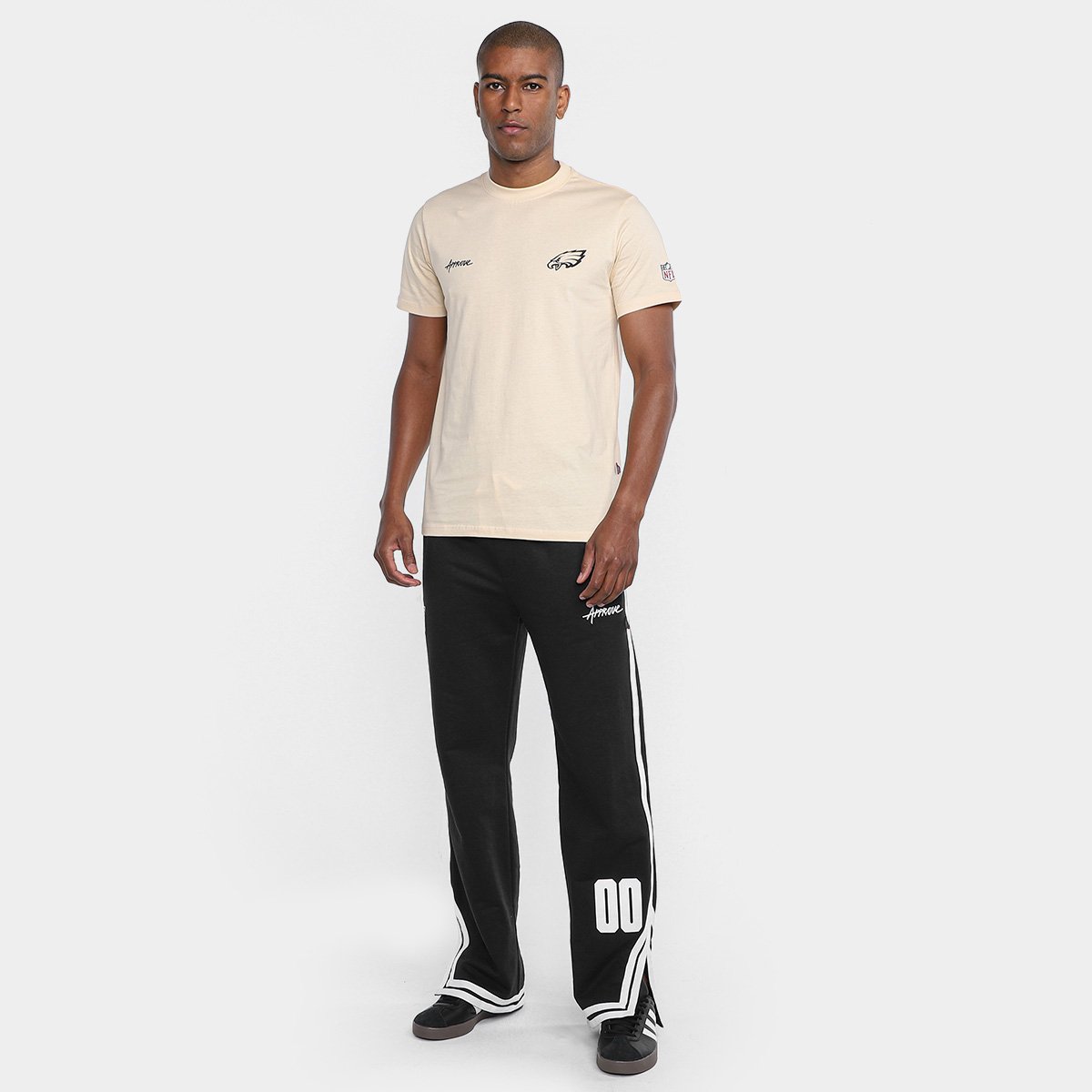 Calça Moletom Approve X NFL Preto - EGG