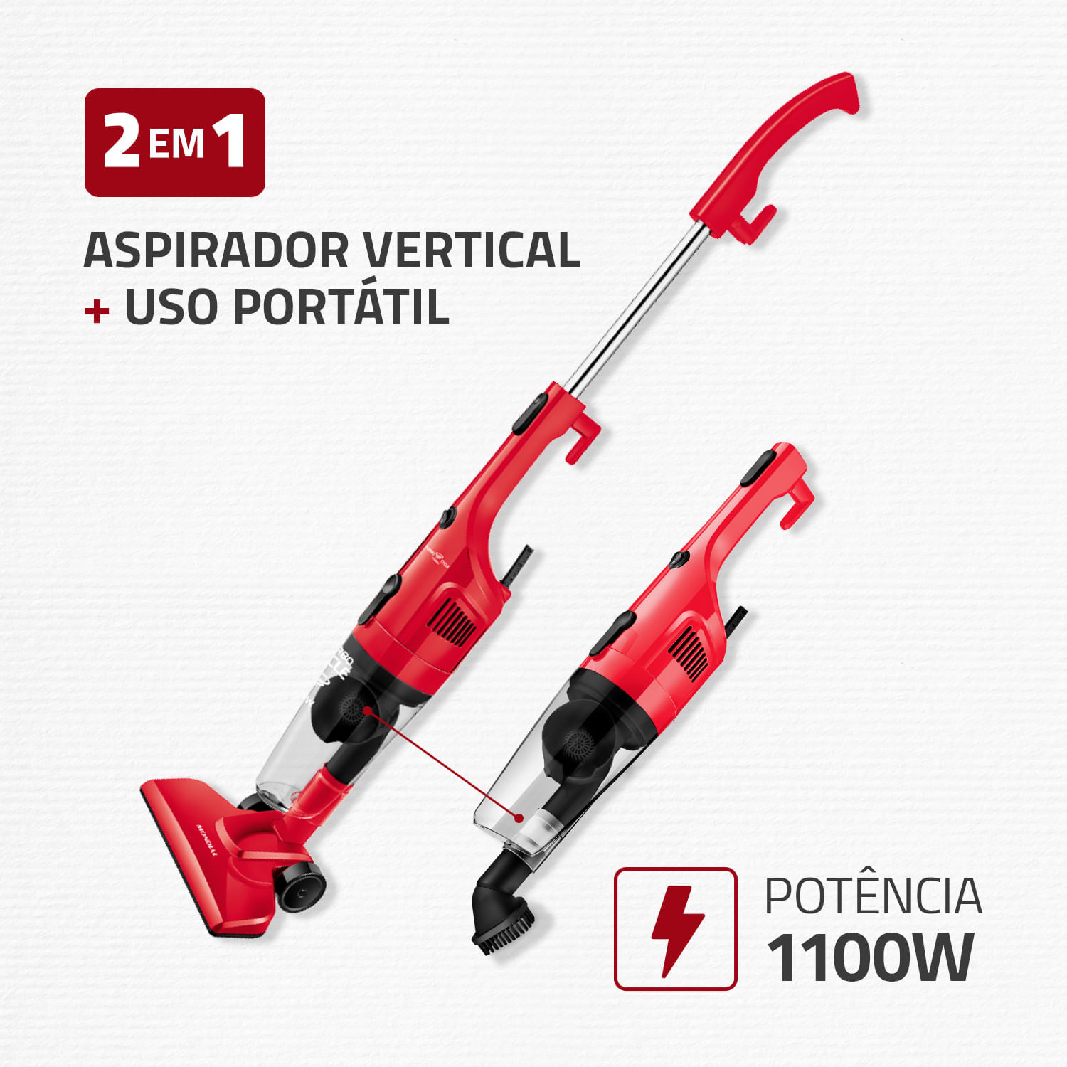 Miniatura Aspirador de Pó Mondial Turbo Cycle AP-36 127V