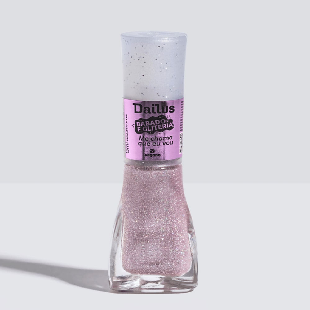 Miniatura Esmalte Dailus Babado Gliteria Me Chama Que Eu Vou 8ml