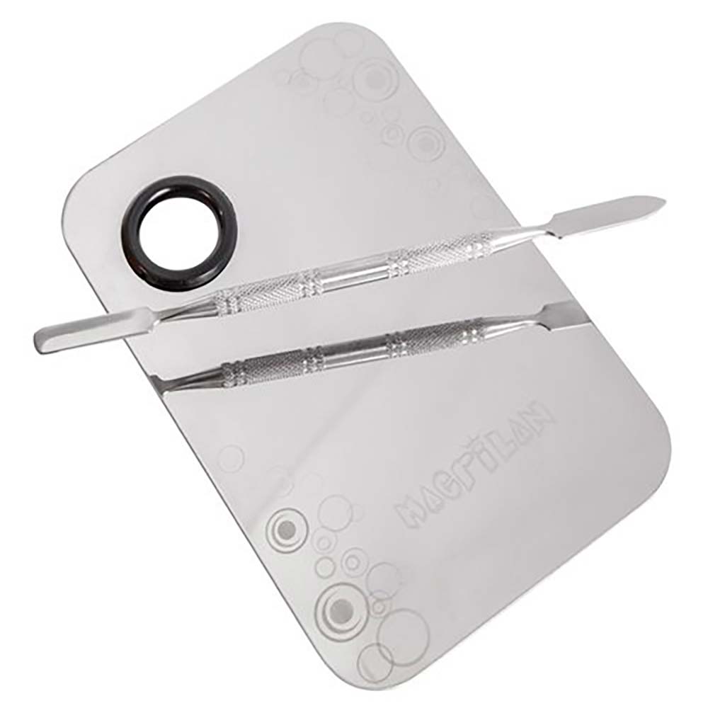 Miniatura Macrilan AC03 Kit - Placa + Espátula para Maquiagem Kit
