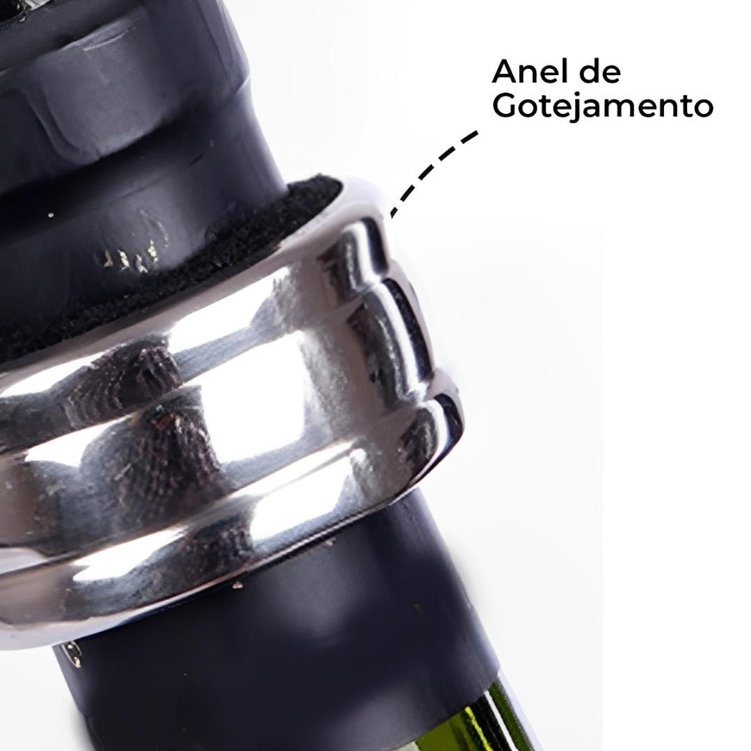 Miniatura Kit Acessórios Vinho Presente Garrafa Abridor Saca Rolha