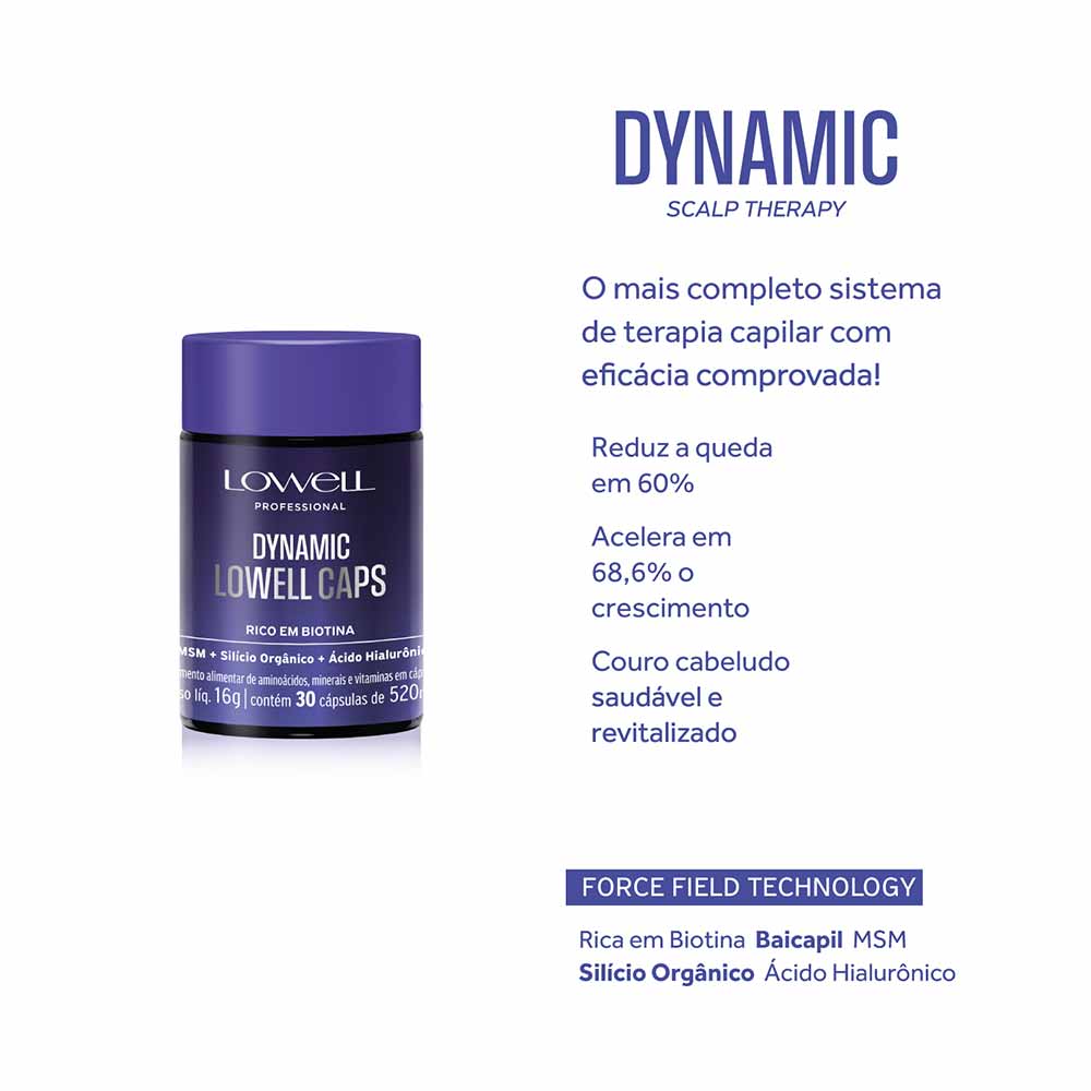 Miniatura Dynamic Lowell Lowell Caps 30 Capsulas 30 caps