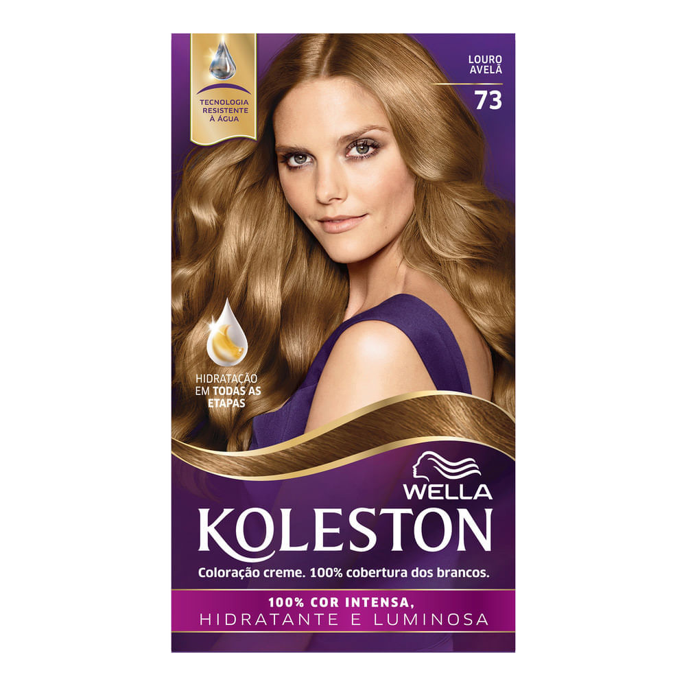Miniatura Tinta de Cabelo Koleston Louro Avelã 73