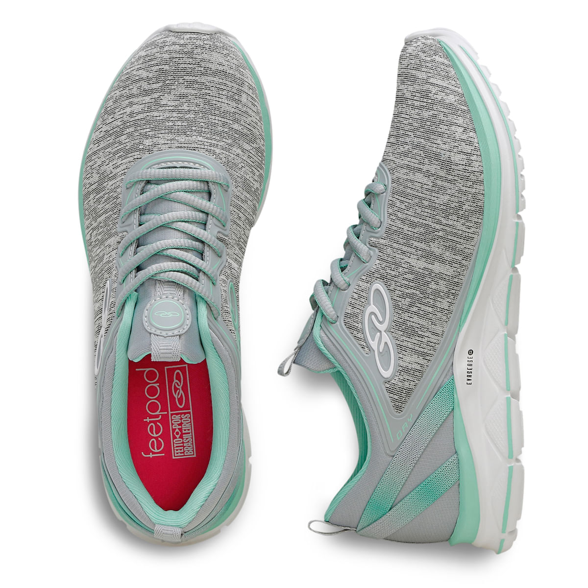 Miniatura Tenis Olympikus Day Feminino Azul Petróleo e Azul - 35