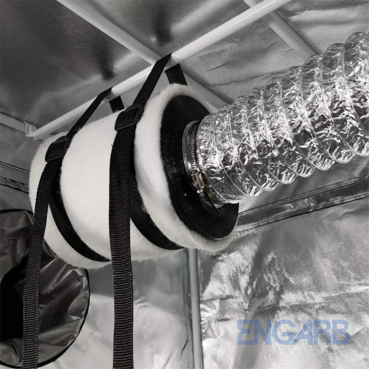 Duto Flexível Alumínio 8 Pol X 10M 200Mm Ventilação Coifa
