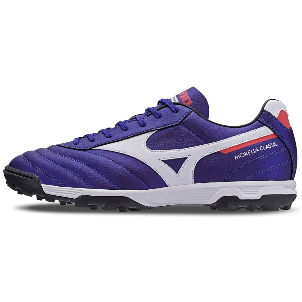 Miniatura Chuteira Society Masculina Mizuno Morelia Classic AS 38 Azul