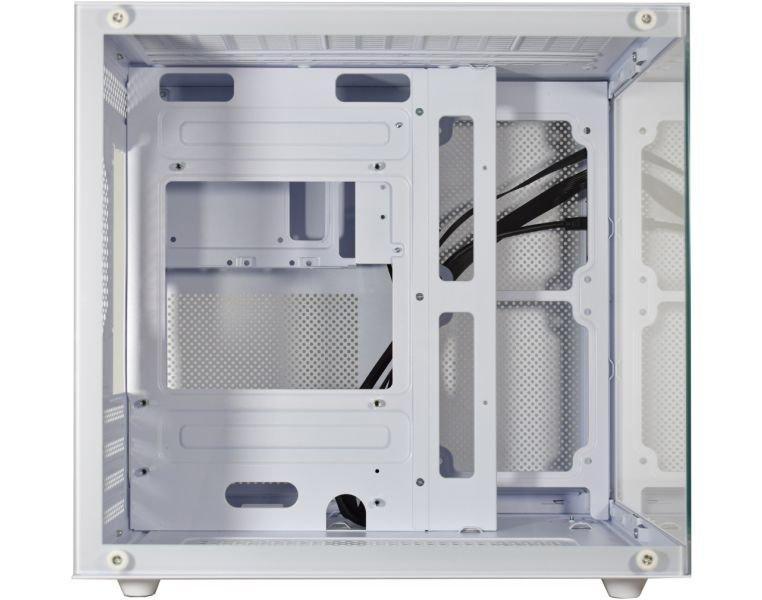 Gabinete Gamer Aquario Micro White W2Sb